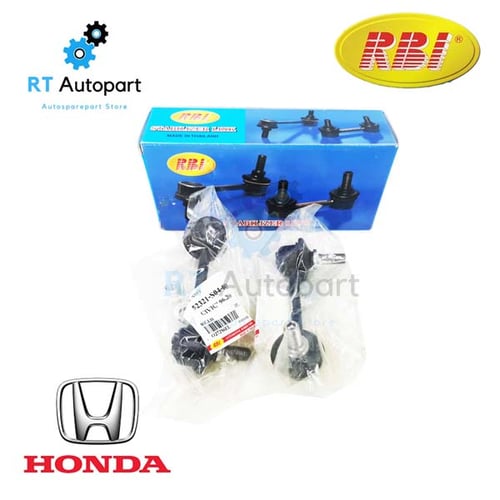 RBI ลูกหมากกันโคลงหลัง Honda Civic EK ปี96-99 ตาโต (ข้างขวา) / ลูกหมากกันโคลง Civic / 51320-S04-003 / 51321-S04-003(1ตัวฝั่งคนขับ)