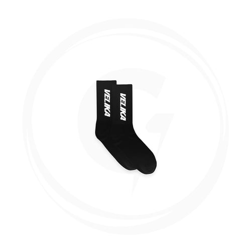 VELIKA LOGO SOCK BLACK
