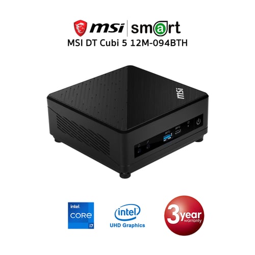 MSI DT Cubi 5 12M-094BTH i7-1255U/UHD Graphics(Black)