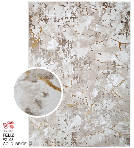 พรมรุ่น FELIZ (L1) FZ05 L1 200x290 ซม. GOLD BEIGE