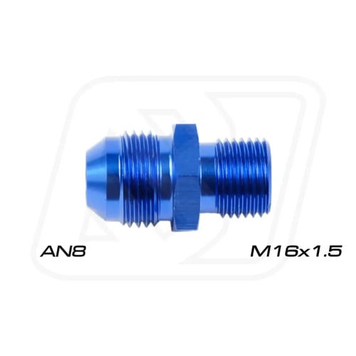 Billion ข้อลดเกลียว M16x1.5 ออก AN6/AN8/AN10 (BLUE/BLACK)