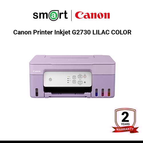 เครื่องพิมพ์อิงค์เจ็ท Canon Printer Inkjet G2730 LILAC COLOR