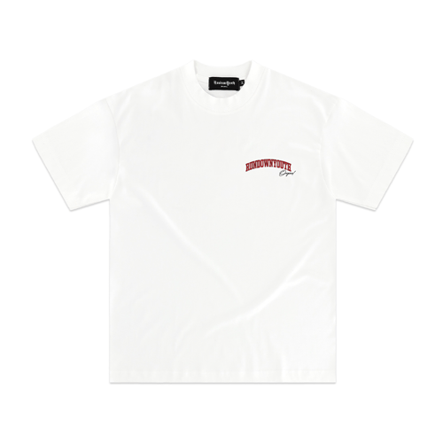 RUNDOWNYOUTH PARALLEL 052 T-SHIRT WHITE