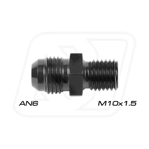 Billion ข้อลดเกลียว AN6 ออก M10x (1.0/1.25/1.5) BLUE/BLACK