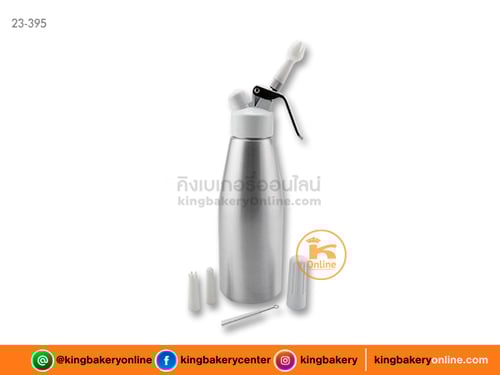 กระบอกบีบวิปครีมหัวพลาสติก 1000 ml.