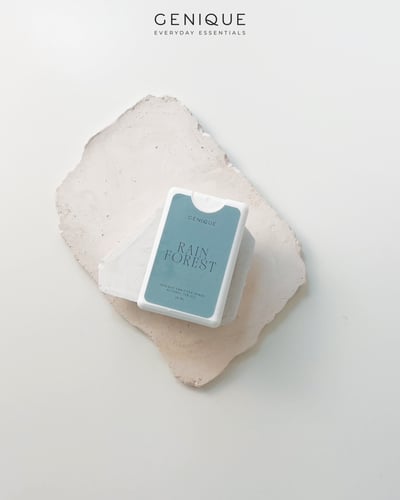 Genique spray alcohol สเปรย์แอลกอฮอล์ แบบการ์ด | Rain Forest สีเขียว