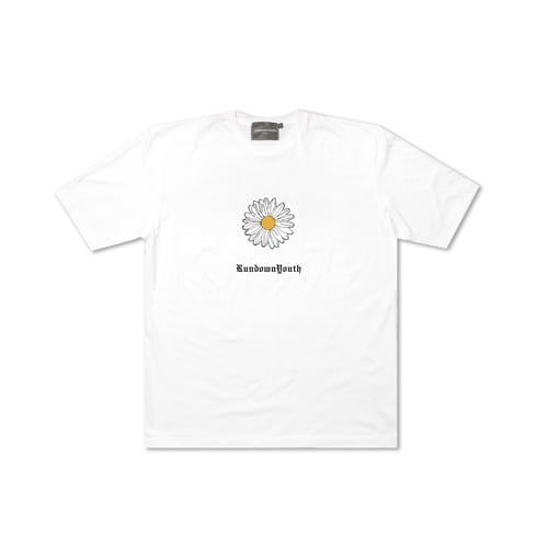 RUNDOWNYOUTH DAISY T-SHIRT WHITE