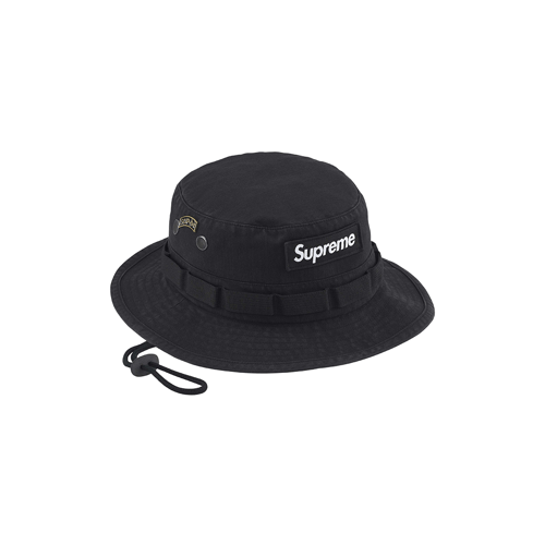 SUPREME MILITARY BOONIE BUCKET HAT BLACK