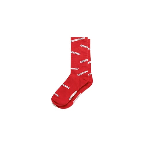 ONE DRINK AND WE GO HOME SOCKS BLUE/BLACK/RED
