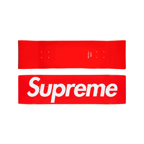 SUPREME BOX LOGO SKATEBOARD RED