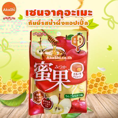 Senjakuame Mitsuka Apple Honey Flavor Gummy - กัมมี่รสผลไม้ กลิ่นน้ำผึ้งแอปเปิ้ล