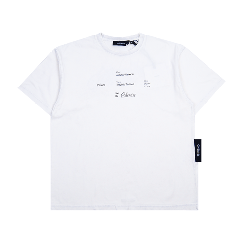 CHEMISE WHO WHAT WHERE DUSTY T-SHIRT WHITE