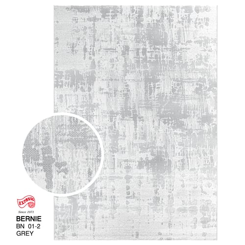 พรมรุ่น BERNIE (L) BN01-2 L 160x230 ซม. GREY
