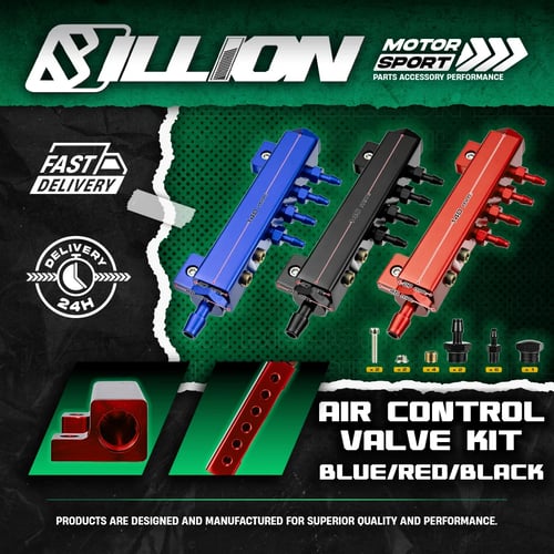 รางรวมแวคคั่ม Billion Air Control Valve Kit [BLACK]