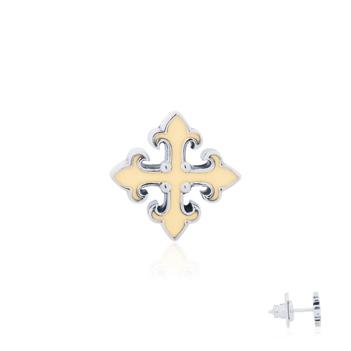 Diamond Cross of Artemis stud earring