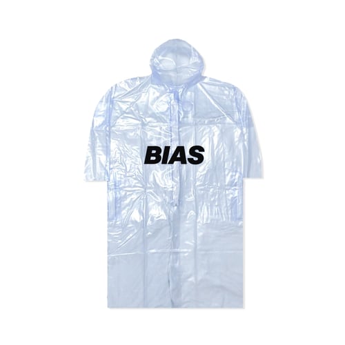 THE BIAS CLUB BACK RAINCOAT CLEAR/BLACK