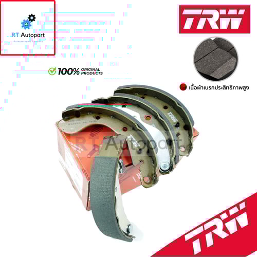 TRW ผ้าดรัมเบรกหลัง Chevrolet Aveo เครื่อง1.4 ปี06-12 / ผ้าเบรก ผ้าเบรค / GS8760