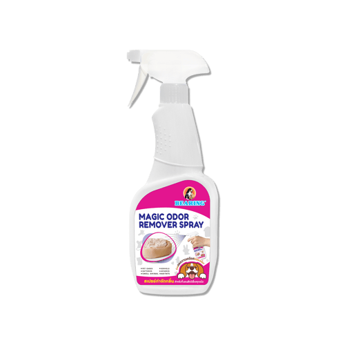 [MANOON] BEARING  Magic Odor Remover Spray แบร์ริ่ง สเปรย์ดับกลิ่นสุนัข กลิ่นฉี่ กลิ่นอึหมา 600ml