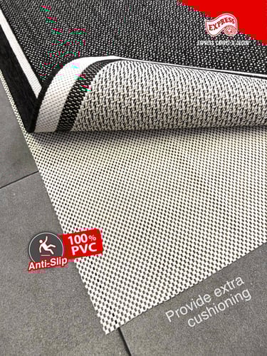 แผ่นรองพรมกันลื่นสีขาวรุ่น DOT RUG PAD ขนาด 80x150 ซม.