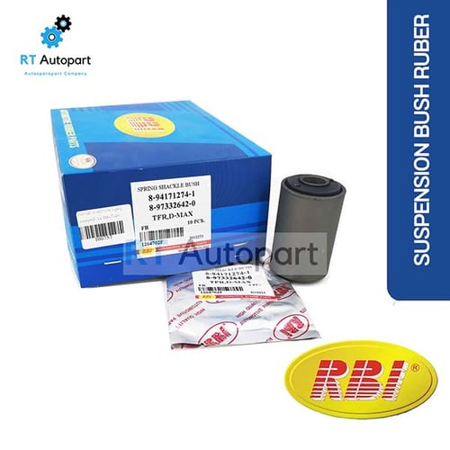 RBI บูชหูแหนบหน้า Isuzu Dmax 2wd 4wd ปี02-12 Mu-7 Mu 7 Isuzu TFR / 8-94171274-1(1ตัว)