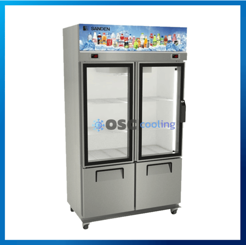 ตู้แช่ 2 ระบบ แยกอุณหภูมิ 4 ประตู "SANDEN" INVERTER [YDM-1005i]
