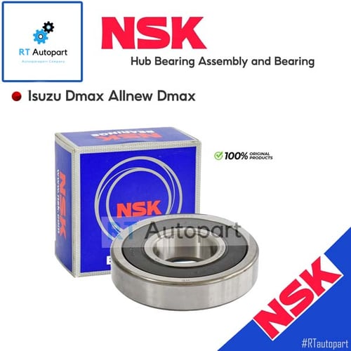 NSK ลูกปืนล้อหลัง Isuzu Dmax Allnew Dmax 2wd 4wd ปี02-18 / ลูกปืนล้อ All new ดีแม็ก / 42KWD08(1ตัว)