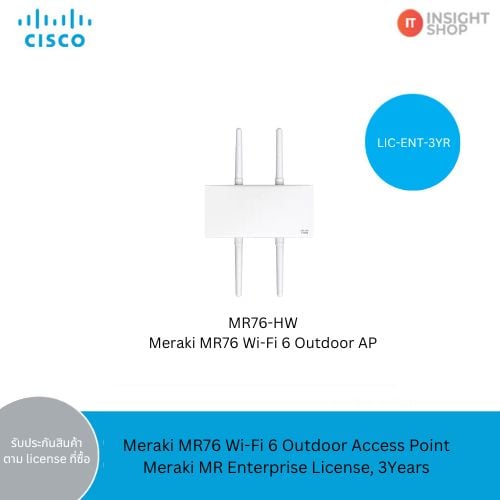 [MR76-HW] Meraki MR76-HW + Enterprise License 3YR