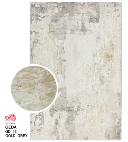 GEDA (XXL) GD12 XXL 300x400 CM. GOLD GREY