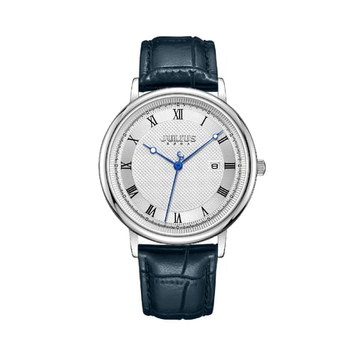 นาฬิกา Julius JA-1450M A สายหนัง สีน้ำเงิน