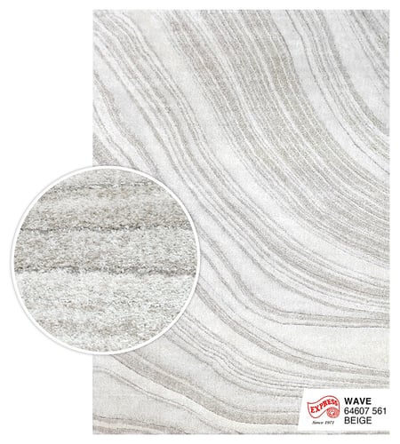 พรมรุ่น WAVE (XL) 64607 561 XL 240x340 ซม. BEIGE