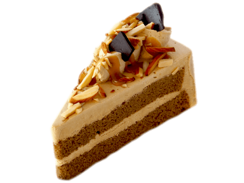 เค้กนมสดกาแฟอัลมอนต์แบบชิ้น