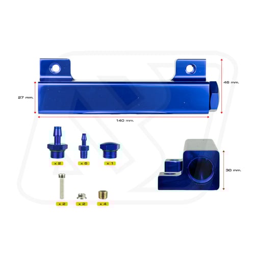 Billion รางรวมแวคคั่ม Air Control Valve Kit [BLACK/BLUE/RED]
