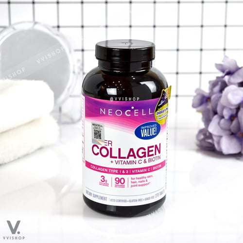 Neocell Super Collagen + Vitamin C With  Biotin 270 Tablets