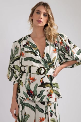 PATBO - TROPICAL PRINT WRAP