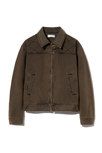 KIJUN MEN - STITCHED DENIM JACKET