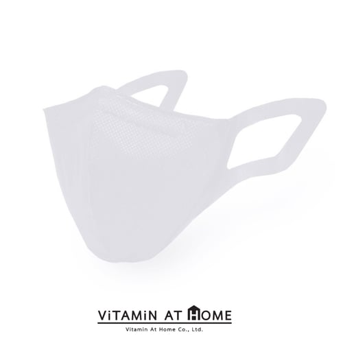 หน้ากาก PM 2.5 3D สีขาว