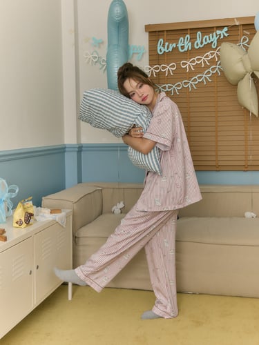 Love elemental pajamas set (Pink)