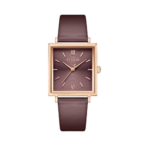 นาฬิกา Julius JA-1335 D สายหนัง สีน้ำตาล