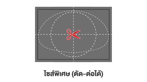 พรมไซส์พิเศษ (ตัด-ต่อได้)