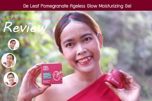 รีวิว De Leaf Pomegranate Ageless Glow Moisturizing Gel คืนความอ่อนเยาว์ให้ผิวหน้า