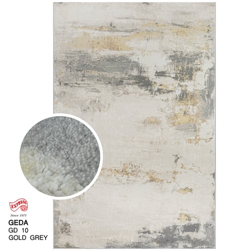 GEDA (XXL) GD10 XXL 300x400 CM. GOLD GREY
