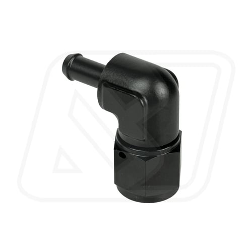 Billion ข้อต่อ 90 องศา AN10 ออกหางปลา 3/8 (BLACK)