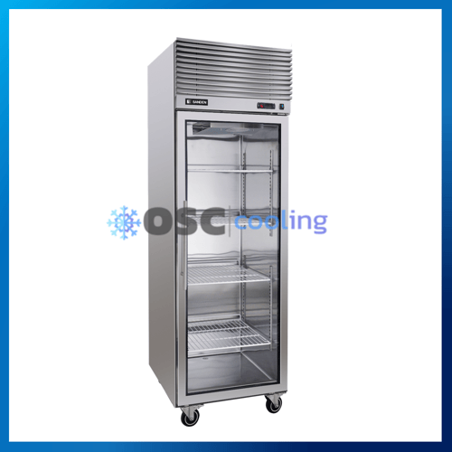 ตู้แช่เย็นแนวตั้ง สเตนเลสเกรด 201 บานประตูกระจก 18.7คิว [SRC-0612G]