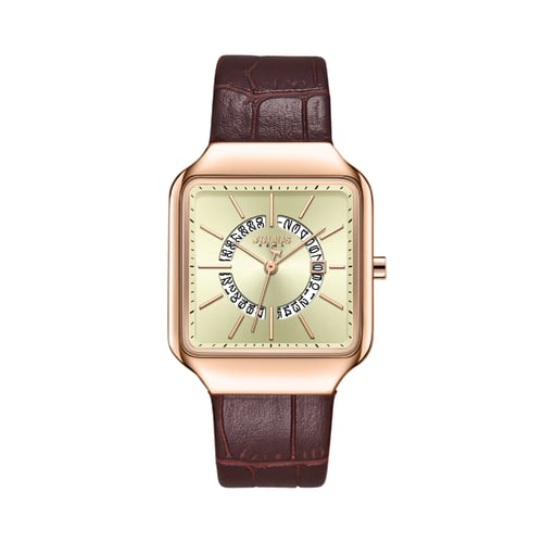 นาฬิกา Julius JA-1392L B สายหนัง สีน้ำตาล