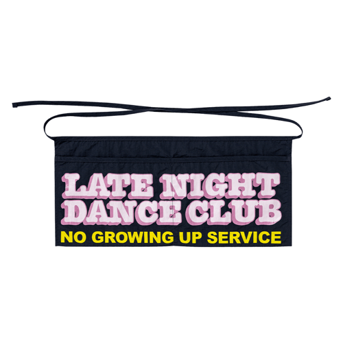 LATE NIGHT DANCE CLUB NGU SERVICE APRON BAG NAVY