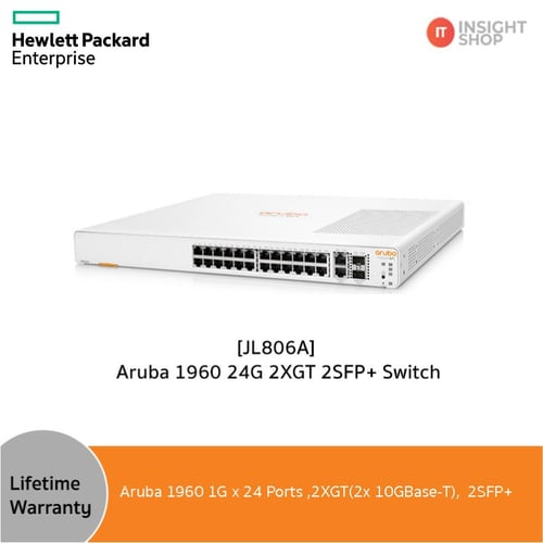 [JL806A] HPE Networking Instant On Switches 1960 24G 2XGT 2SFP+ (JL806A)(Aruba)