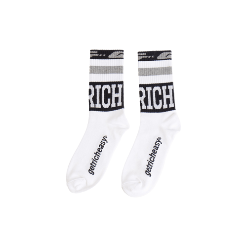 GETRICHEASY MID CALF SOCKS WHITE