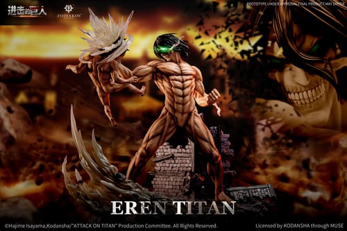 Eren Yeager “ Attack Titan “ เอเรน ไททันจู่โจม by Zodiakos Studio (มัดจำ)
