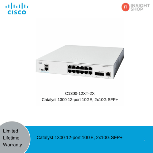 [C1300-12XT-2X] Catalyst 1300 12-port 10GE, 2x10G SFP+