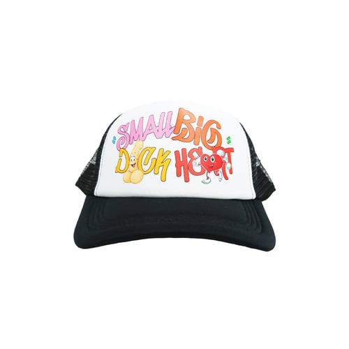 SMALLDICK BIGHEART TRUCKER CAP BLACK